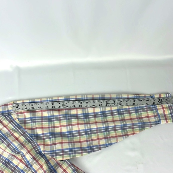 Nautica Long Sleeve Light-Weight Plaid Shirt Men’s Size Large - Multi-Color - Picture 7 of 11